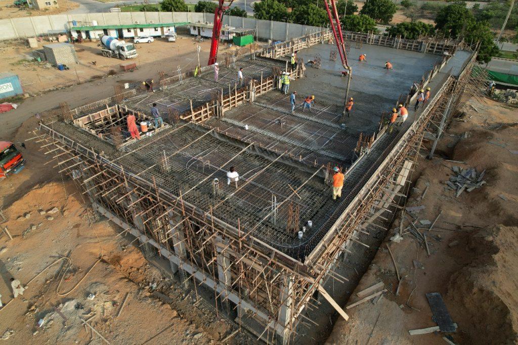 Update on Under Construction 132Kv Grid Station at BQIP (04 Sep 2023)
